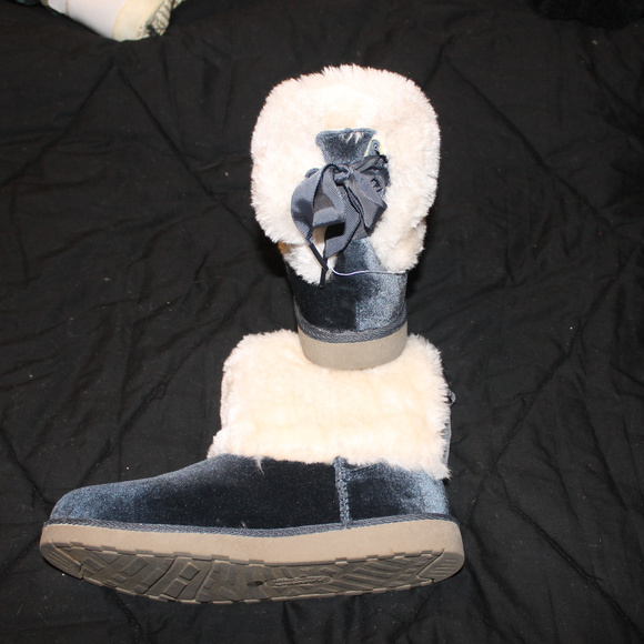 Arizona Jeans Co Blue booties size 6 - Picture 1 of 1